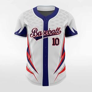 Camiseta de Béisbol Personalizada al por Mayor con Logotipo, 100% Poliéster, 180 Gramos, Transpirable, Estampada, Personalizable, Manga Corta, Cuello en V - Product Image 6