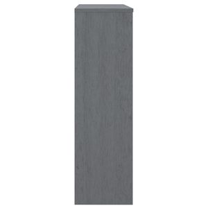 Grande table de salon élégante en pin gris foncé massif et MDF pour armoires hautes - Product Image 4