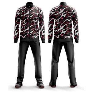 Traje Deportivo Personalizado para Equipos, Chaqueta con Cremallera Completa y Pantalones Jogger, para Hombres y Mujeres, Rendimiento Atlético, Venta al Por Mayor de Fábrica - Product Image 1