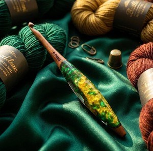 Belladec High Quality Best Selling Durable Eco-Friendly Resin Handcrafted <b>Crochet</b> <b>Hooks</b> Best Gift Women Multi Size - Product Image 6