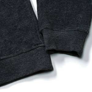 Sudadera Casual de Moda de 280g, Cuello Redondo, Unisex, Lisa, Blanca o Negra, Sudadera de Color Puro Personalizable - Product Image 6