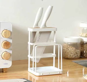 ชั้นวางของประหยัดพื้นที่สำหรับตกแต่งบ้าน ตัวจัดระเบียบทันสมัยสำหรับห้องครัว ห้องเก็บของ และพื้นที่อเนกประสงค์ - Product Image 3