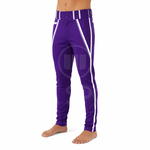 Breathable <b>Baseball</b> Team Pants Premium Custom <b>Baseball</b> Apparel Moisture Absorbing Athletic Uniform Trousers Supplier - Product Image 3