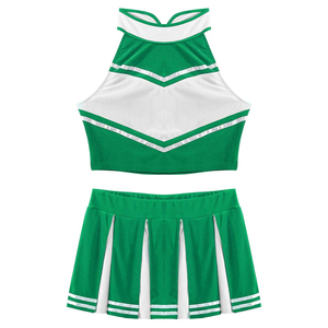 Uniforme de Animadoras Personalizado Unisex, Ropa de Práctica, Uniformes de Entrenamiento Sublimados, Servicio OEM Disponible - Product Image 1