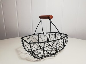 Metal <b>Egg</b> <b>Basket</b> Organizer for Countertop, Stylish Kitchen Storage Solution - Product Image 3