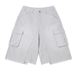 Factory direct <b>cargo</b> shorts supply USA cotton twill men <b>cargo</b> shorts zipper closure pockets bulk order fas - Product Image 4