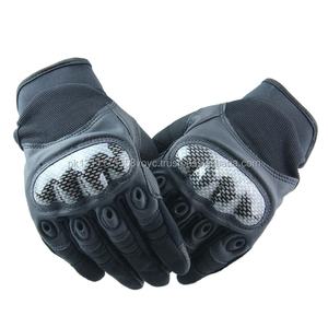 Guantes tácticos de cuero de dedo completo de alta calidad OEM Etiqueta Privada Protección cómoda para uso al aire libre - Product Image 1