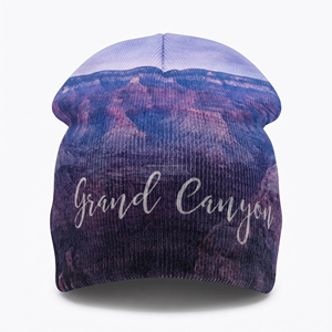 Bonnet en acrylique imprimé par sublimation Grand Canyon, unisexe, pour l'hiver, vêtements décontractés d'extérieur, 56-58 cm - Product Image 3