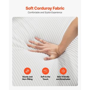 Divano Sezionale Modulare Curvo di Lusso Moderno da 112 Pollici, in Tessuto Corduroy, con Seduta Profonda e 4 Cuscini, per Soggiorno - Product Image 4