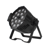 Projecteur LED Par Zoom Haute Puissance 18*18W RGBWA UV 6-en-1 Professionnel pour Scène, Éclairage DMX Wash pour Discothèque, Boîte de Nuit, KTV