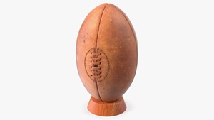ลูกรักบี้หนังสีน้ำตาล อุปกรณ์กีฬาทีมที่ทนทาน - Product Image 6