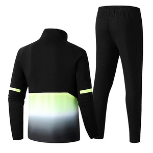 Sweat-shirt à capuche uni pour homme, en coton, coupe slim, ensemble de jogging, vêtements de sport pour homme - Product Image 3