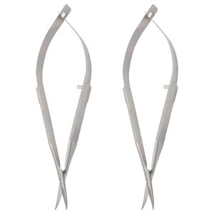 2 Pcs Steel Spring Embroidery <b>Scissors</b> & Cross Stitch <b>Sewing</b> Craft Small Tool, Cuticle Nail Trimming Cuticle Spring <b>Scissors</b> - Product Image 1