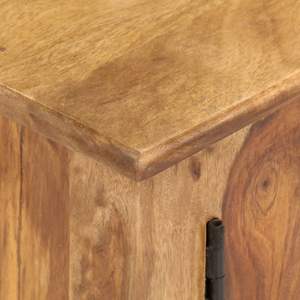 Mueble de TV Rectangular de Madera Maciza Marrón Medio, Elegante Soporte para Televisor - Product Image 4