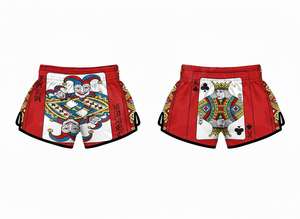 Shorts de Muay Thai personnalisés en satin de polyester avec design par sublimation, pour hommes, pour la boxe, le combat, séchage rapide, équipement d'entraînement - Product Image 2