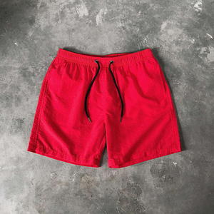 Pantalones Cortos Blancos para Hombre, Cintura Media, con Cordón, Ligeros, Transpirables, de Secado Rápido, Casuales, Tipo Bermuda, Tela Oxford, Material de Nailon - Product Image 3