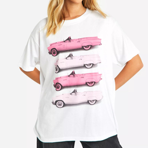 Camisetas Casuales de Verano para Mujer, de Alta Calidad, Mezcla de Algodón, Transpirables, con Estampado Personalizado, Manga Corta, Cuello Redondo - Product Image 1