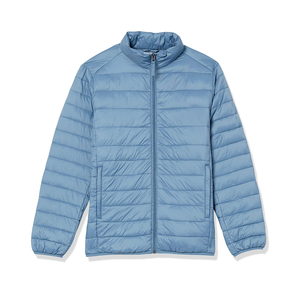 Men's High Quality Puffer <b>Jacket</b> Customizable Logo Long Sleeves Stand Collar-Canvas Fabric for <b>Winter</b> Latest Streetwear - Product Image 4