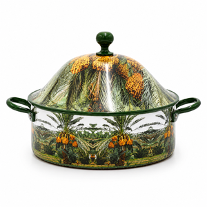 Olla térmica de acero inoxidable de primera calidad Marvel Handicrafts con estampado floral, para mantener la comida caliente, duradera. - Product Image 1
