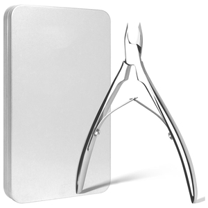 Best Seller Premium Cuticle Trimmer with Protective <b>Box</b> Professional Stainless Steel Dead Skin <b>Remover</b> Nail Clipper Nipper - Product Image 1