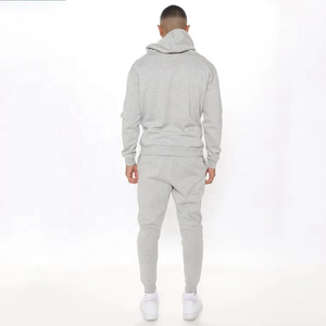 Ensemble de pantalons de jogging à capuche vierges personnalisés French Terry 100% survêtement en coton biologique pour hommes 100% coton - Product Image 5