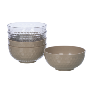 Plastic Salad <b>Bowl</b> Honeycomb Pattern Unbreakable Soup Noodle <b>Bowl</b> Reusable <b>Cereal</b> <b>Bowl</b> Tableware Kitchenware Wholesale Supply - Product Image 5