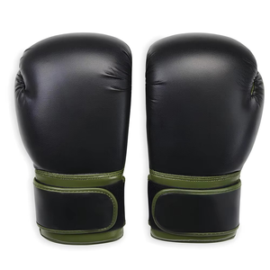 Guantes de Boxeo Azules Profesionales Personalizados para Adultos, de Cuero Resistente, con Nuevo Diseño de Logotipo, Guantes Deportivos de MMA para Exteriores - Product Image 3