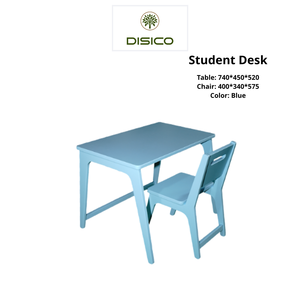 Ensemble bureau et chaise d'enfant en bois, bureau moderne pour enfants, ensemble table d'étude pour enfants, bureau DISICO pour enfants - Product Image 4