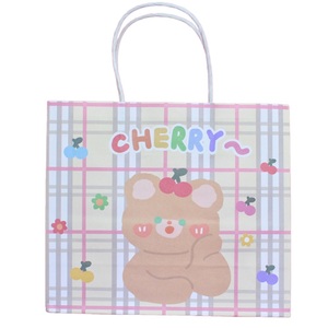 Bolsa de regalo de papel Tengy ecológica con asa, bolsa de compras Kraft para venta al por menor, eventos y embalaje de regalo (21x8x18cm) - Product Image 4