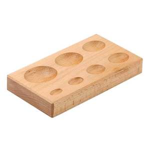 Bloc de façonnage à chaud en bois dur à 7 cavités, forme ronde, pour bijoux, outil de façonnage et de modelage - Product Image 5