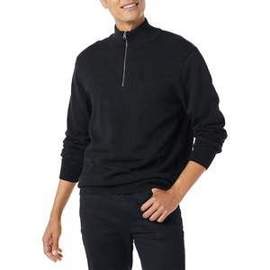 2026 High Quality Stand Collar 1/4 <b>Half</b> <b>Zip</b> Sweatshirt Fleece Thick Pullover Plain <b>Men's</b> Streetwear Oversized Sweatshirt - Product Image 5