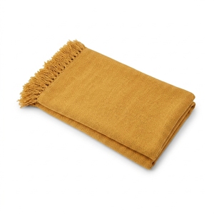 Plain Throw Yellow Woven Soft Fabric Solid Long Lightweight Decorative Throw Blanket Home Textile Scarves <b>Shawls</b> Sofa Coverlet - Product Image 1