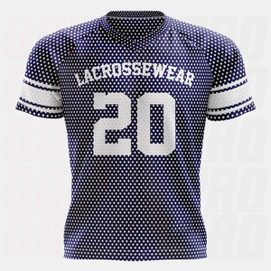 Camiseta de Lacrosse Personalizada Unisex de Alta Calidad, 100% Poliéster, Transpirable, de Secado Rápido, Cuello Redondo, Manga Corta - Product Image 4