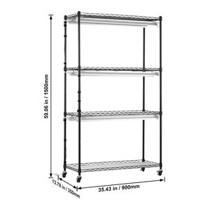 Scaffale per Piante da Interno a 4 Livelli con Luce LED a Spettro Completo da 180W 3000K - Product Image 6