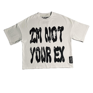 Fabricant de t-shirts personnalisés en coton épais, impression sérigraphique, t-shirts oversize, graphiques vintage, coupe ample, coupe courte, haute qualité - Product Image 1