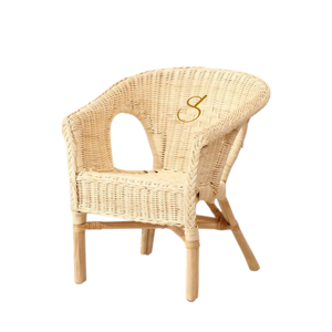 Modern Natural Rattan Dining Armchair Handmade Chair for Living Room Cafe Restaurant Furniture - Product Image 3