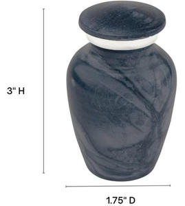 Urnas de Cremación para Mascotas de Acero Inoxidable, Modernas, de Lujo, Ecológicas, para Cenizas de Perros, Hechas a Mano, Urnas Funerarias - Product Image 2