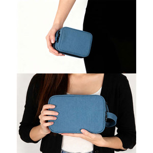 OEM Custom Cosmetic Makeup Bag Large Capacity Waterproof Travel Toiletry Organizer Pouch - Product Image 2