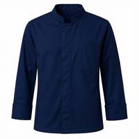Uniformes de chef unisexes 100% coton à manches longues respirants avec fermeture boutonnée Marque EVERGREEN Vêtements de cuisine pour restaurant bar ODM