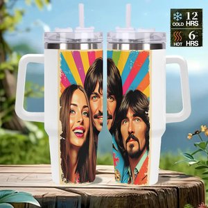 Personalized <b>Insulated</b> Tumbler 40oz Stainless Steel Travel <b>Mug</b> Yoga Studio Wellness Retreats - Product Image 2