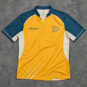 เสื้อคริกเก็ตระดับพรีเมียมสำหรับผู้ชาย เสื้อแข่งขันโพลีเอสเตอร์น้ำหนักเบา โลโก้สั่งทำได้ ระบายอากาศได้ดี ชุดกีฬาสำหรับทีม - Product Image 1