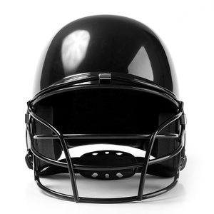 Black <b>Baseball</b> Batting Helmet Full Face Protective Headgear Adult Training Equipment - Product Image 4