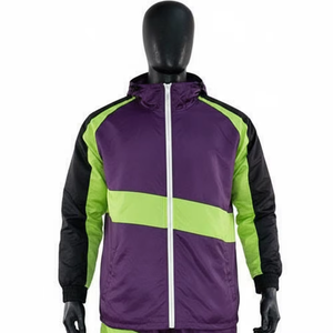 New Fashion 2026 Color Block Windbreaker Shorts Set Meyba Sports Mens Zip Up Nylon Tracksuit With Hooded <b>Jacket</b> Lightweight - Product Image 5