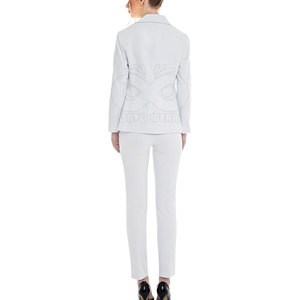 Ladies Professional Pant Suit Elegant <b>Blazer</b> Trouser <b>Set</b> Modern Business Office Clothing Manufacturer - Product Image 4