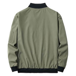 <b>Men's</b> Bomber <b>Jacket</b> Premium Quality Windproof <b>Lightweight</b> Casual Outerwear Streetwear Fashion <b>Jacket</b> - Product Image 2