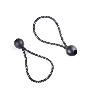 Set di 6 (25 Pezzi) Bungee Neri con Sfera per Pali da Tenda, Resistenti, per Attrezzatura da Campeggio Esterno - Product Image 3