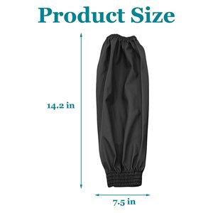Mangas Deportivas para Ciclismo, 2 Pares, Negras, de Secado Rápido, de Poliéster, Unisex, para Adultos, para Correr, Gimnasio y Yoga, Flexibles - Product Image 2