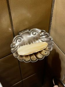 Decorative Brass Shell Soap Dish Customizable Designs Durable Gold Color Countertop Display Portable Luxury <b>bathroom</b> Soap <b>Tray</b> - Product Image 6