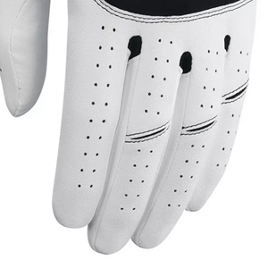 Gant de golf en cuir véritable blanc, main droite, respirant, fermeture auto-agrippante, gant de sport unisexe - Product Image 3