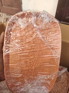 Décoration de vaisselle en bois personnalisée la plus écologique et vintage du Vietnam Lotus bleu - Product Image 4